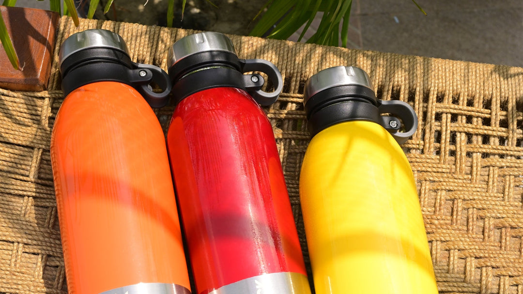 Stay Hot, Stay Cool — The Real Performer: Air Lock Double Wall Insulated Stainless Steel Bottles