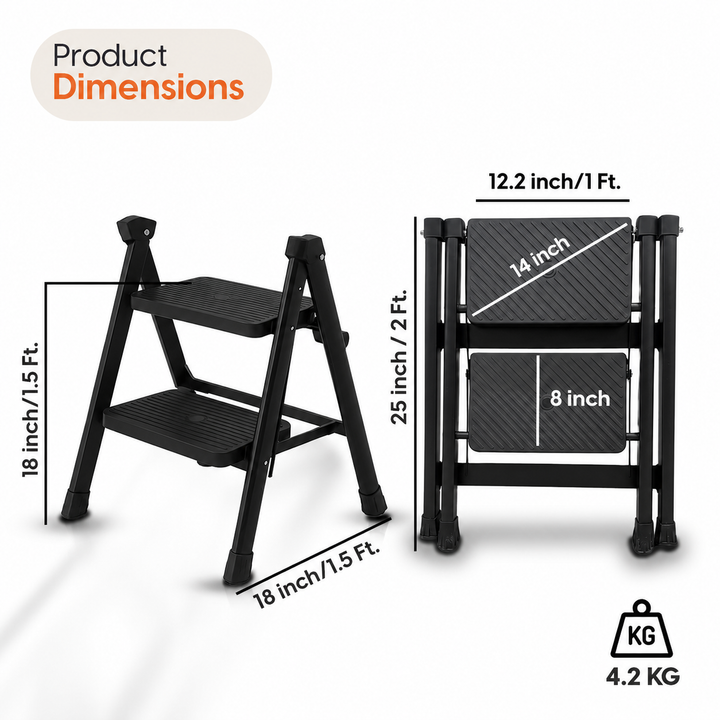 KITCHENMATE 2-STEP LADDER