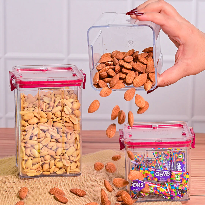 Clear Square Container – 650ML