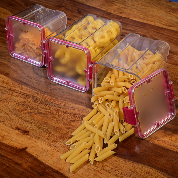 Clear Square Container – 650ML