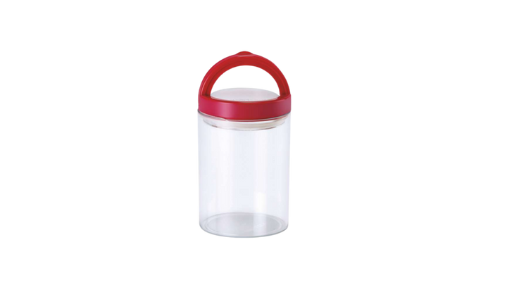 Clear Round Snap Hinge Container (1.0 L + 650 ML)