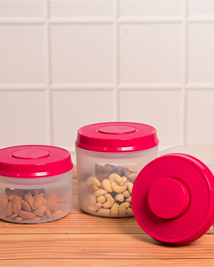 Round Push Button Container 1.0 L