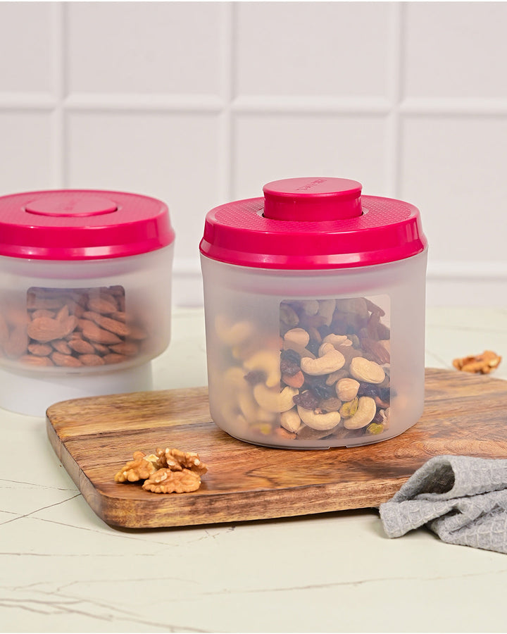 Round Push Button Container 1.0 L