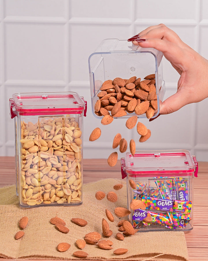 Clear Square Container 1.1L