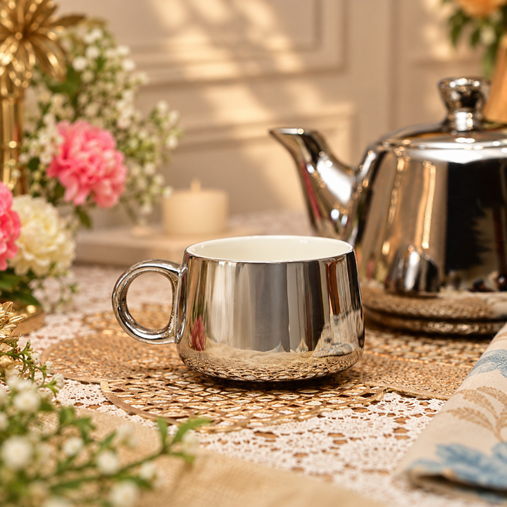 Porvelle Royal Chrome 7 pcs Tea set