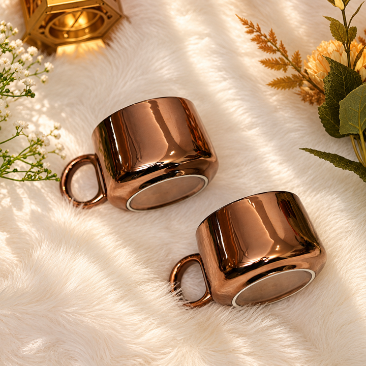 Porvelle Velvet Bronze 6 pcs Cup Set