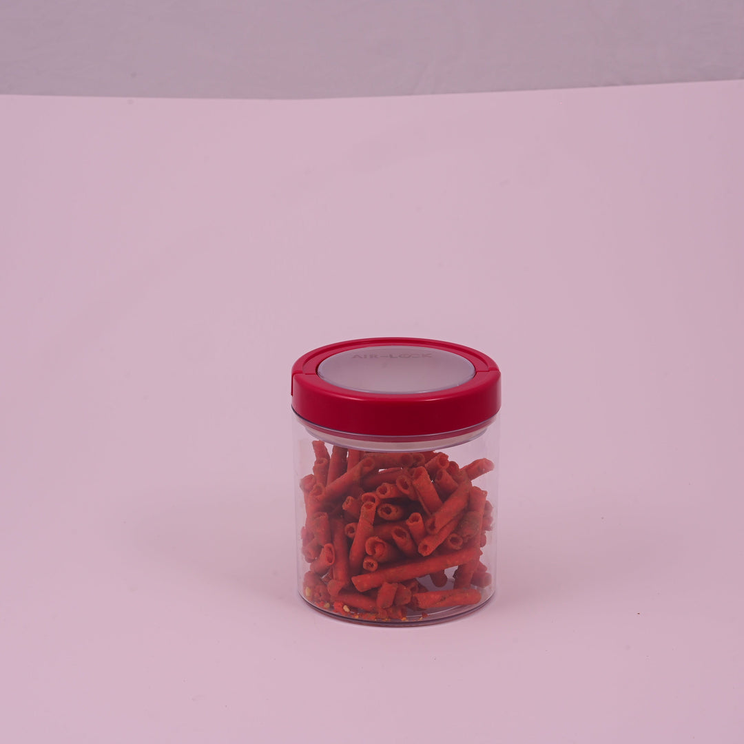 Clear Round Snap Hinge Container (1.0 L + 650 ML)