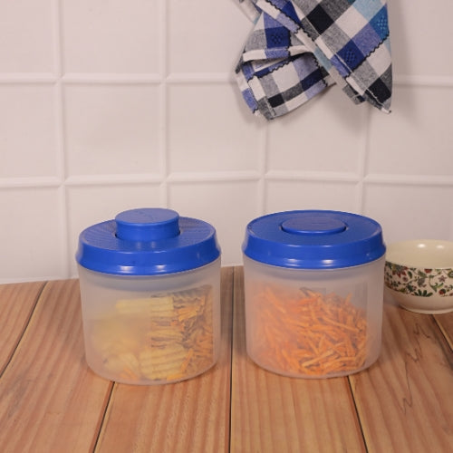 Round Push Button Container 650 ML