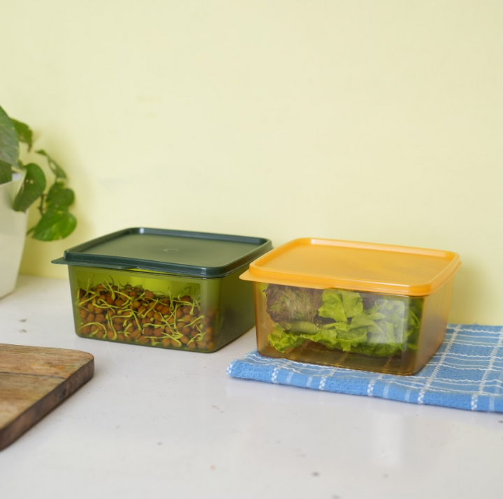 Polyclear Rectangular Container 1.2L (Set of 4)