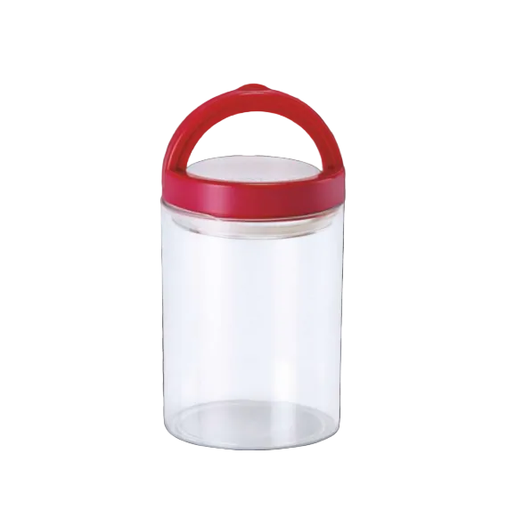 Clear Round Snap Hinge Container 650 ML (Set of 2)