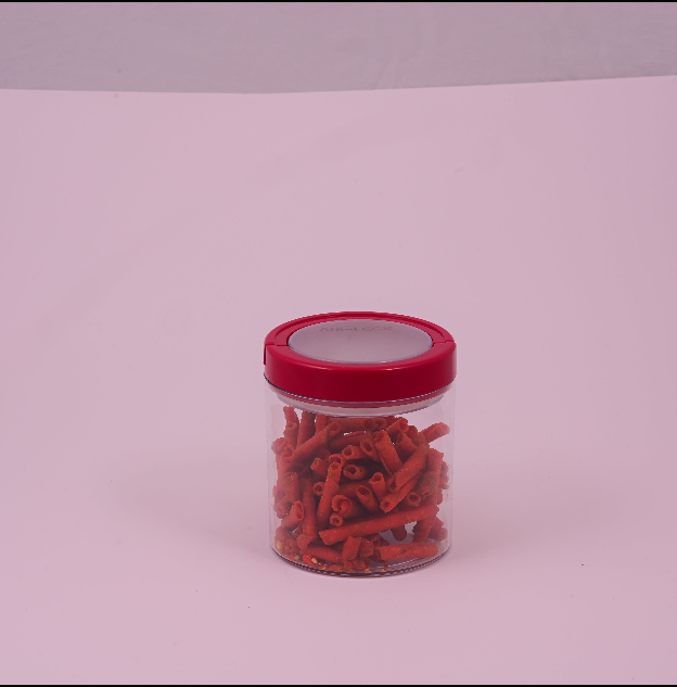 Clear Round Snap Hinge Container 650 ML (Set of 2)