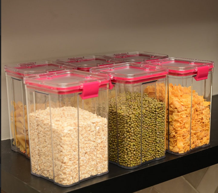 Clear Square Container 1.1L