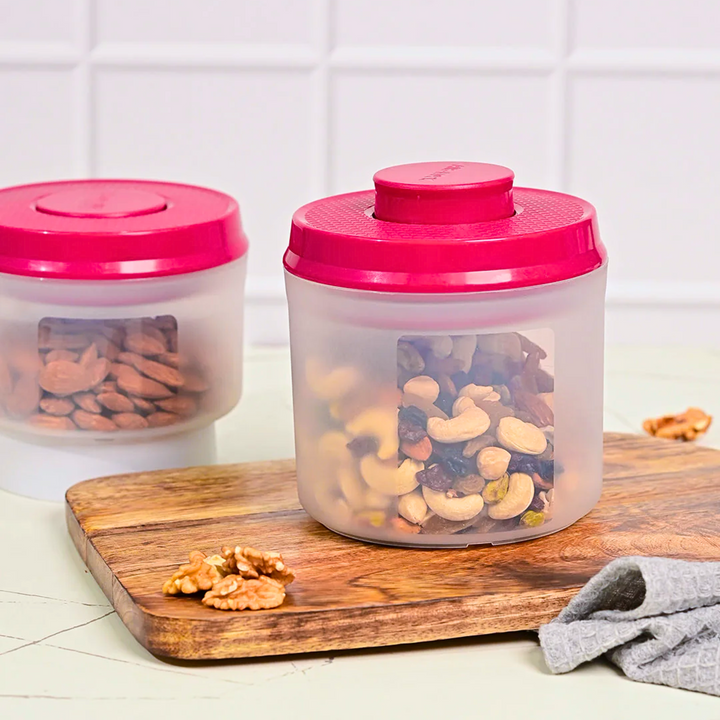 Round Push Button Container 650 ML